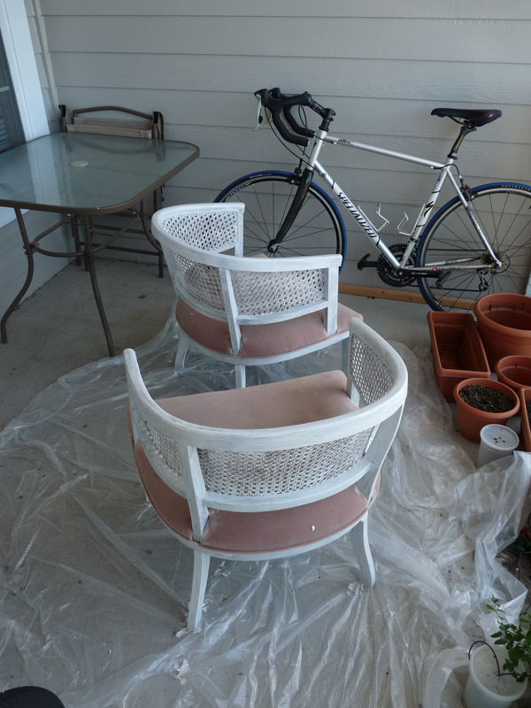 Em for Marvelous - primed side chairs