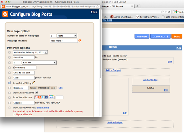 How to remove the Blogger navigation bar