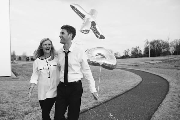 balloon engagement session
