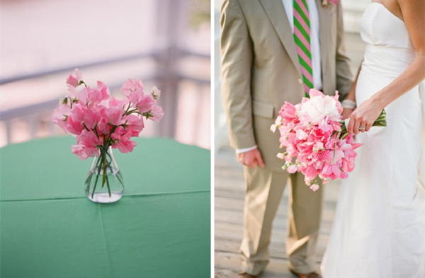 Bouquet and centerpiece by Branch Design Studio photo by Virgil Bunao via