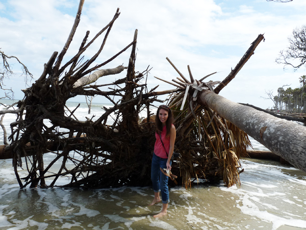 Hunting Island beach walk