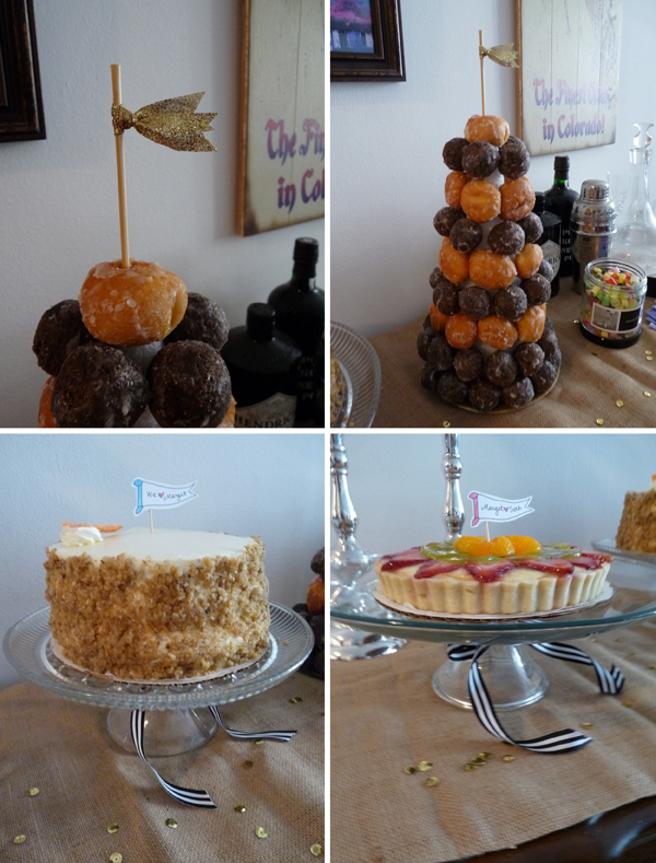 donut croquembouche