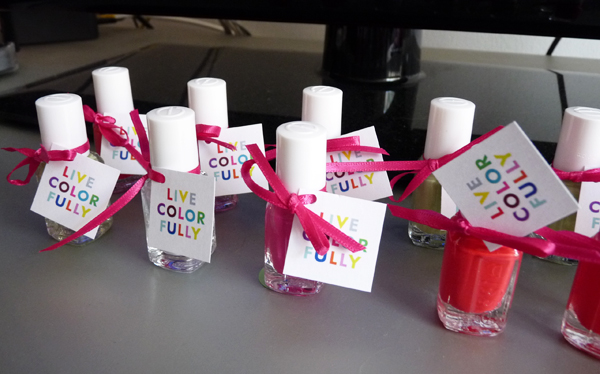nail polish favors