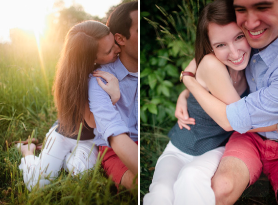 outdoor engagement session