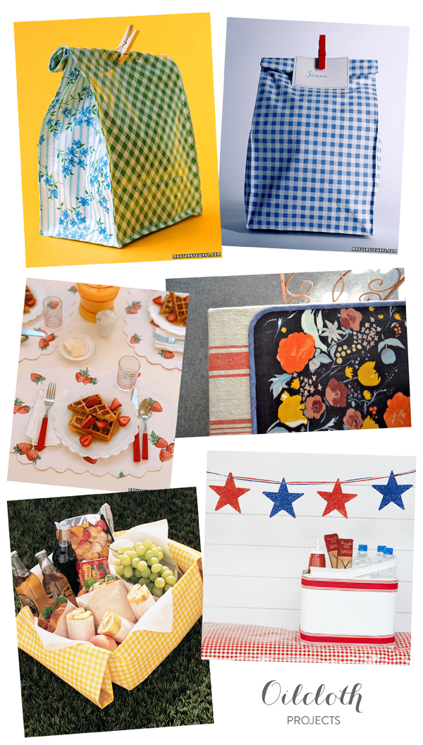 Oilcloth projects