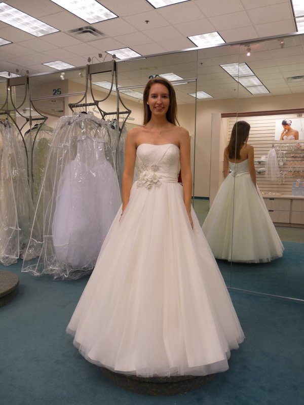 oleg cassini ball gown wedding dress