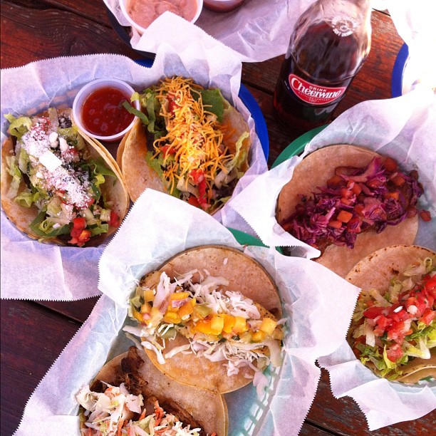 The name White Duck Taco Shop originates from a nickname the Chef earned when she frequently got excited and talked too much to the kitchen staff. They called her