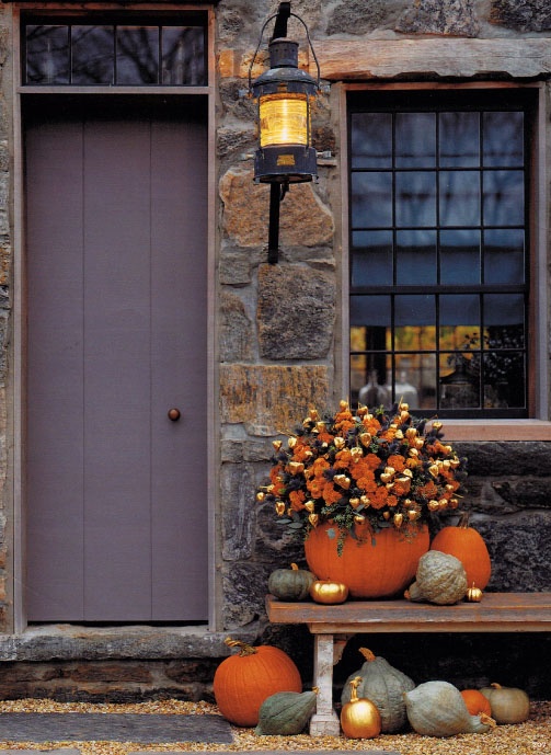 gilded pumpkins