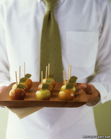 mini caramel apples
