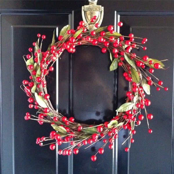 red berry wreath