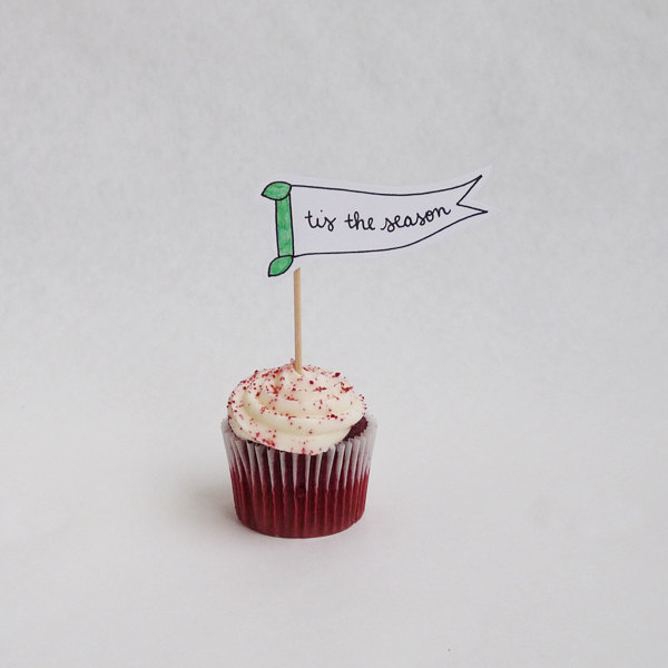 christmas cake topper