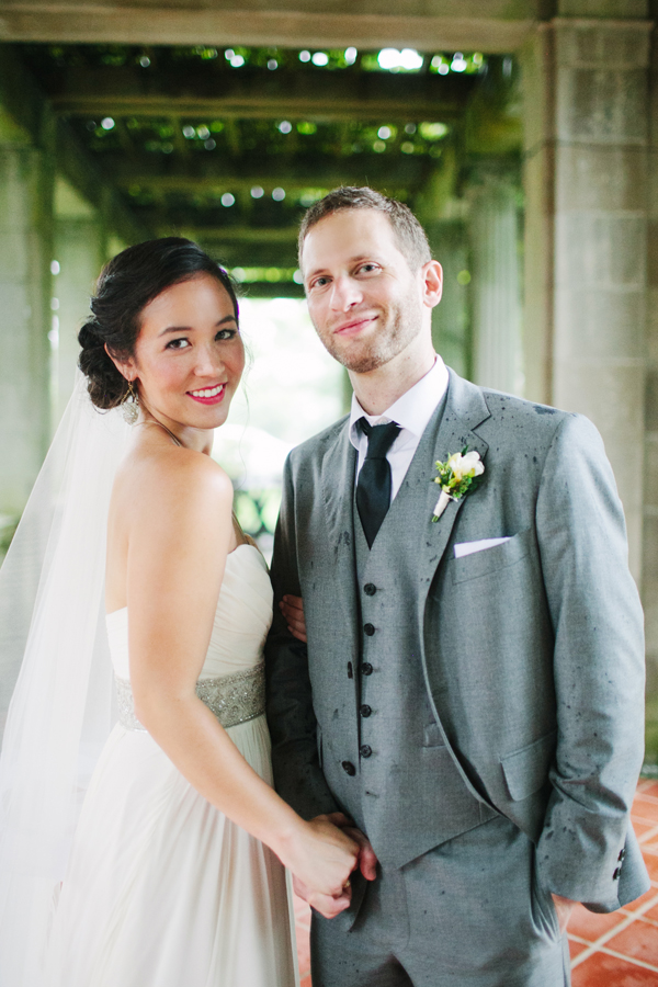 gray suit groom
