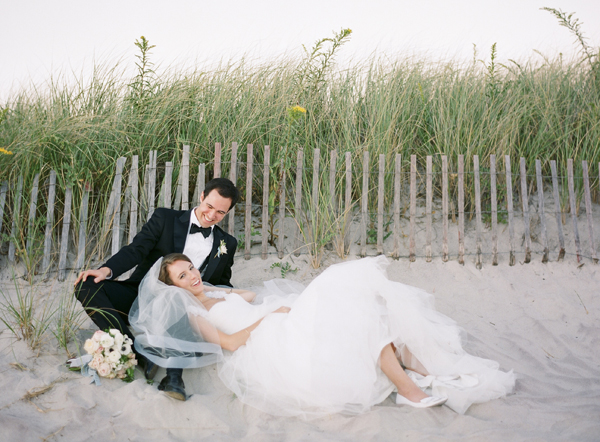 beach wedding photo