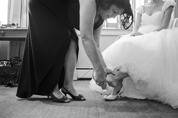 bow wedding heels