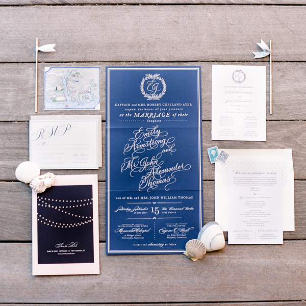 calligraphy wedding invitation