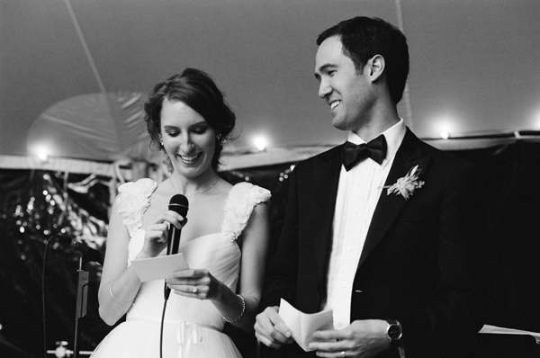 giving a toast