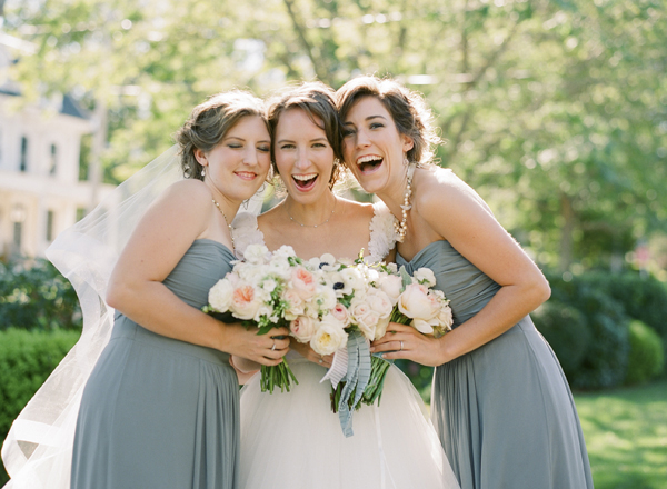 gray bridesmaid dresses