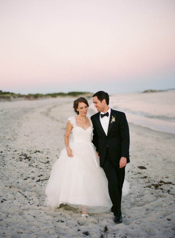 sunset beach portrait