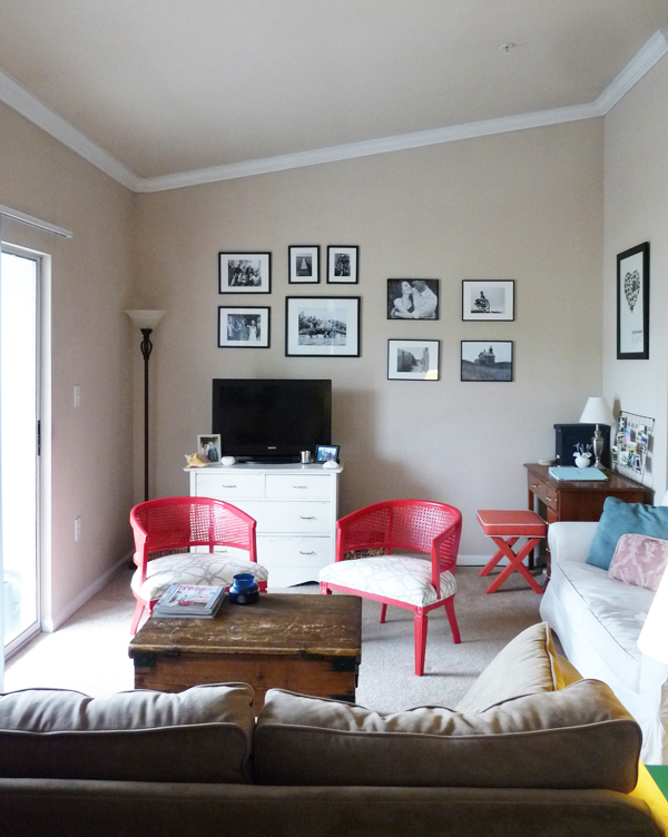 black and white gallery wall