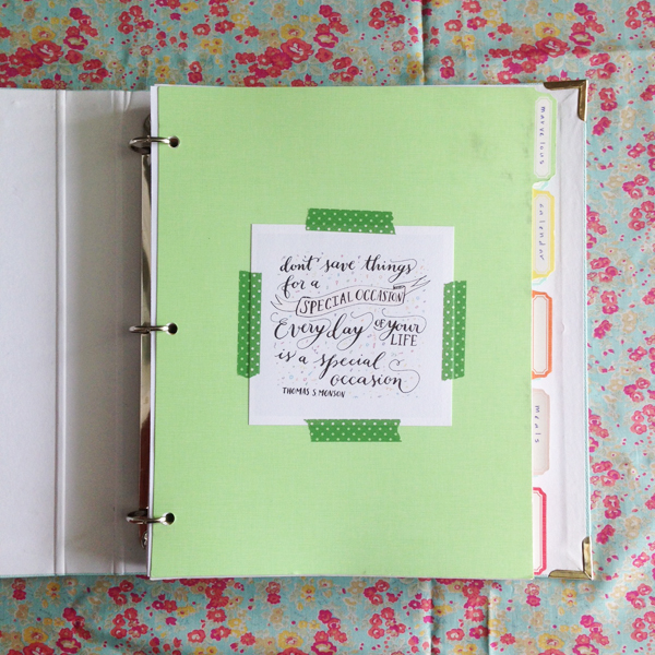 A New Day - My Inspirational Planner 2013