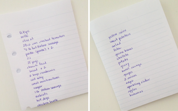 shopping-lists
