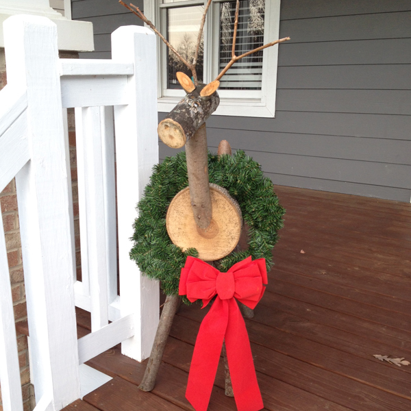bucky with wreath