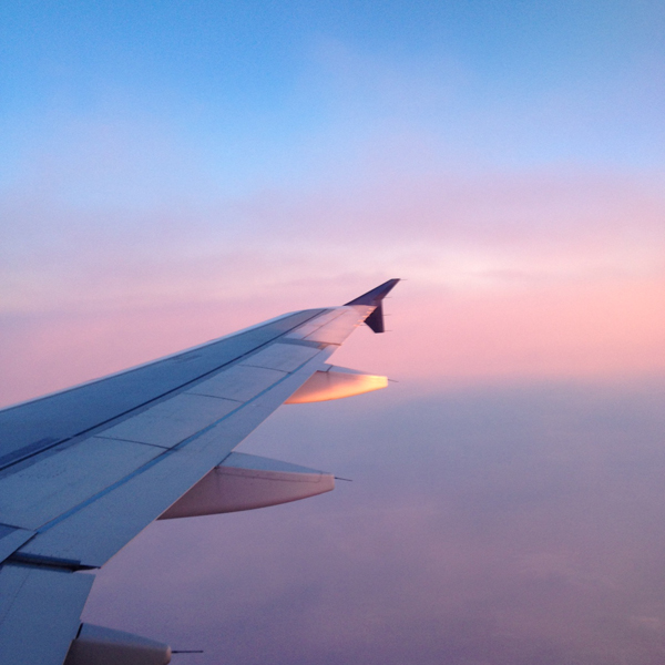 airplane-sunset