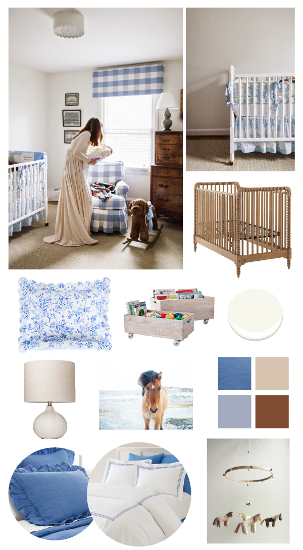 Blue Buffalo Check Nursery Plans Em For Marvelous