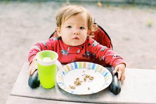 eating breakfast